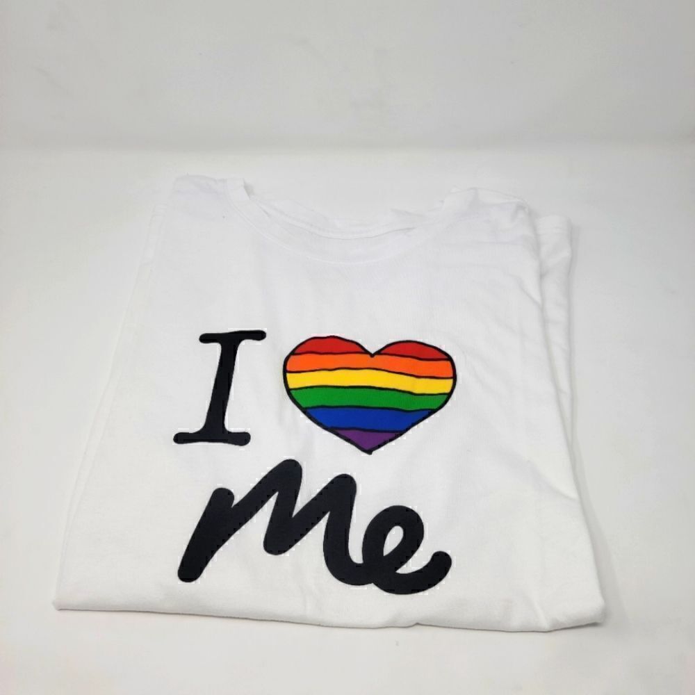 MeUndies White I heart me Modal/Cotton Blend T-Shirt XLarge